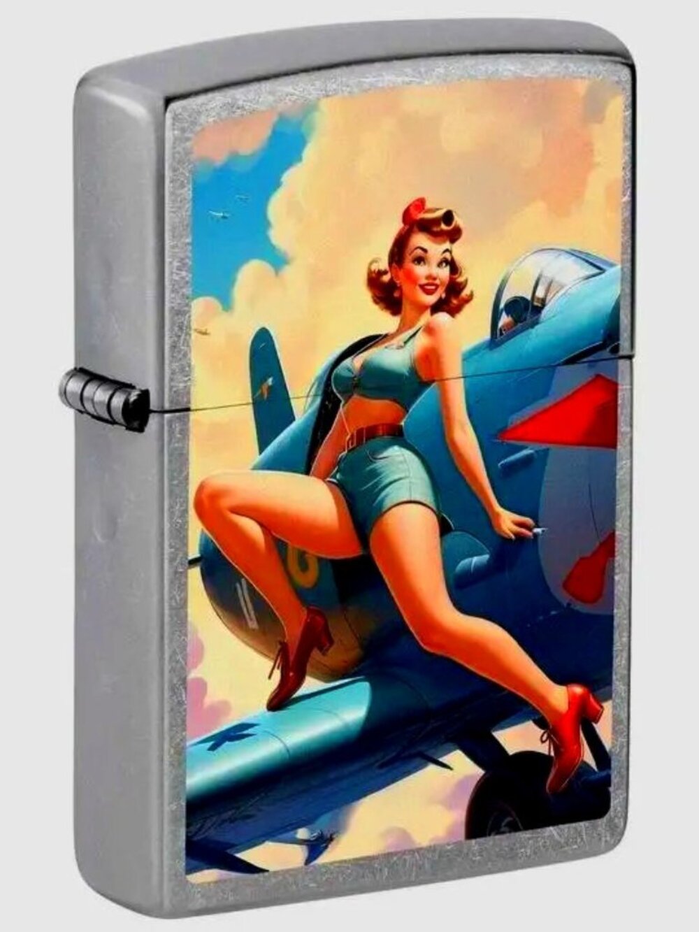 Cool Plane Art Zippo Lighter